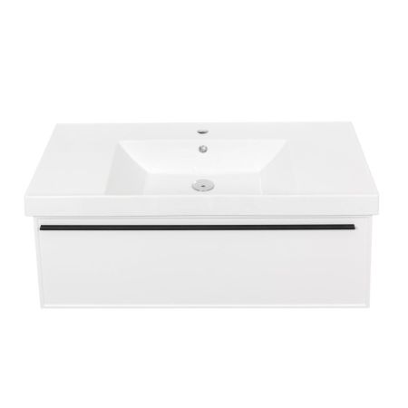 Тумба под раковину подвесная La Fenice Elba FNC-01-ELB-B-100, белая, артикул FNC-01-ELB-B-100