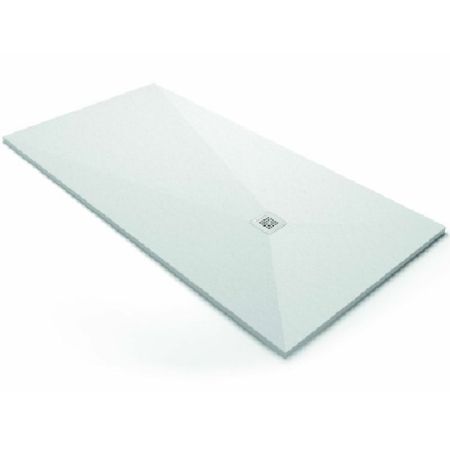 Душевой поддон из искусственного камня Acquabella Plato Base Ninety State 120х90 Белый, артикул PLATO_BASE_NINETY_SLATE_BLANCO_120x90