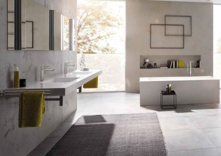 Смеситель для раковины GROHE Lineare New с донным клапаном, хром (32114001)