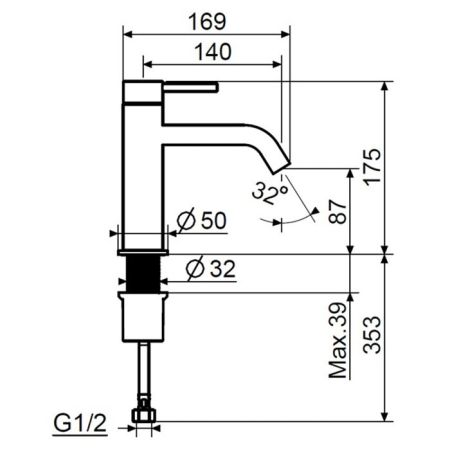 Plumberia Selection IXO Смеситель для раковины без д/к, золото, артикул XO0053OR
