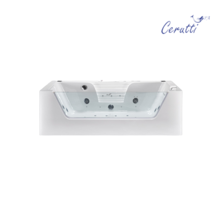 Ванна C-477-18 акриловая гидромассажная Cerutti SPA (1800x850x580), артикул C-477-18