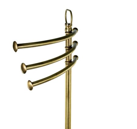 Stil Haus Elite, стойка: 3 полотенцедержателя, цвет бронза, артикул EL19(25)
