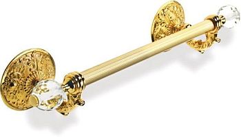 Stil Haus Noto Light, полотенцедержатель со стеклом Murano, длина 45 см, цвет золото