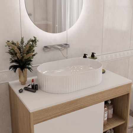 Раковина чаша Maretti RE13PD50-844, белая, артикул RE13PD50-844