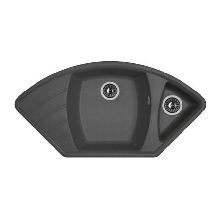 Кухонная мойка Dr. Gans ГАБИ 25.050.E1015.411, графит, артикул 25.050.E1015.411