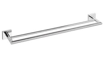 Полотенцедержатель Beta двойной  650x55x110мм, хром