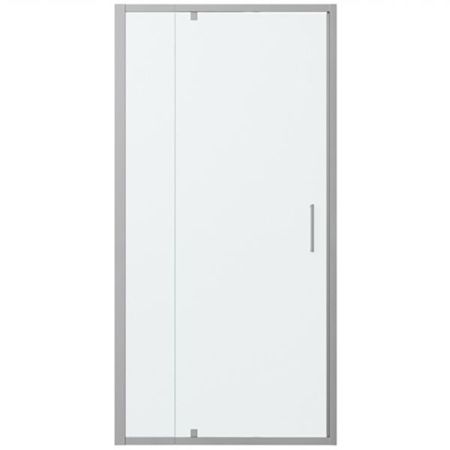 Душевая дверь Bravat Line 100 BD100.4112A профиль Хром стекло прозрачное, артикул BD100.4112A