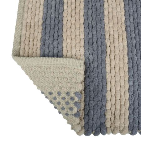 Коврик для ванной комнаты FIXSEN AMBER FX-8040W, синий/бежевый, артикул FX-8040W