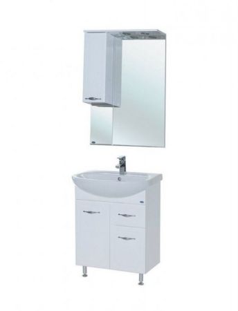 Тумба под раковину Bellezza Стелла 65 4636010090012 1 ящик Белая, артикул 4636010090012