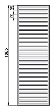 Водяной полотенцесушитель Zehnder Quaro QAM-180-060/ID Белый, артикул QAM-180-060/ID