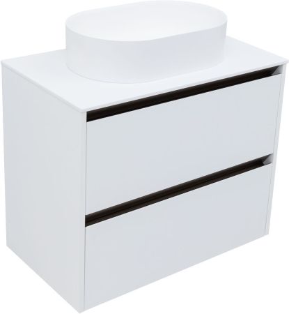 Тумба под раковину Allen Brau Activity 80 1.34012.WM белый матовый/олива браш, артикул 1.34012.WM