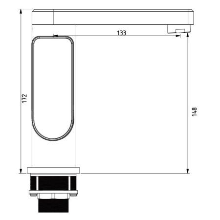 Смеситель для раковины Savol S-600716, хром