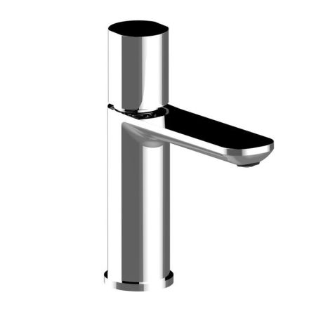 Bongio GIO3 Смеситель для раковины с донным клапаном, излив 126 мм  , цвет: хром, артикул 81521CRCRPR