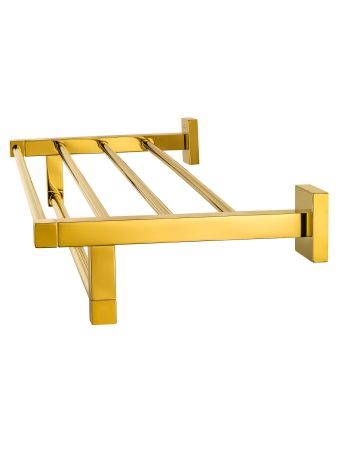 Полотенцедержатель с полкой WONZON & WOGHAND POLO, Темное золото (WW-8981-DG), артикул WW-8981-DG