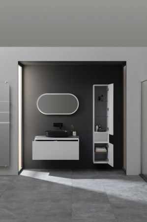 Шкаф-пенал Allen Brau Infinity 35 1.21009.WM R белый матовый, артикул 1.21009.WM