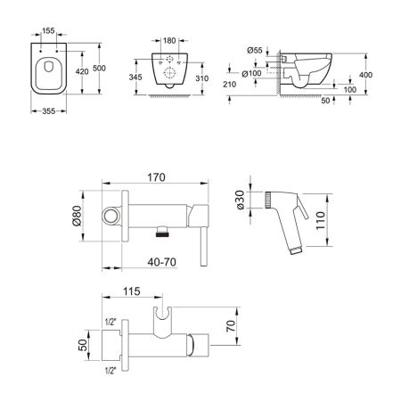 Комплект 2 в 1 Lavinia Boho One 21080002, артикул 21080002