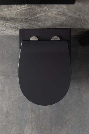 Чаша подвесного унитаза Allen Brau Reality 4.32006.31 черный матовый, артикул 4.32006.31