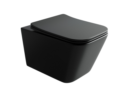 Подвесной унитаз Метрика (Metric) Безободковый (Rimless), артикул CN3007MB