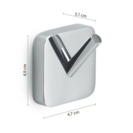 Gedy Tonga, набор из 2-х крючков, цвет хром, артикул TO27(13)