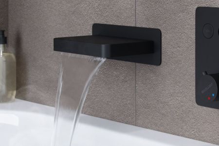 Излив настенный EXCELLENT Krotos AREX.8025BL (черный мат)