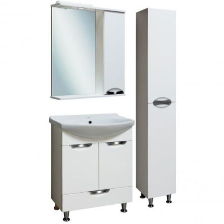 Шкаф пенал Runo Барселона 30 4620750023454 Белый, артикул 4620750023454