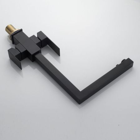 Смеситель для кухни с подключением фильтра Shevanik S148H, черный, артикул S148H