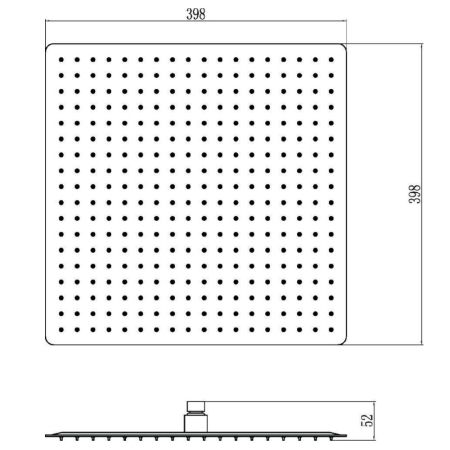 Верхний душ Savol S-000F16, хром, артикул S-000F16