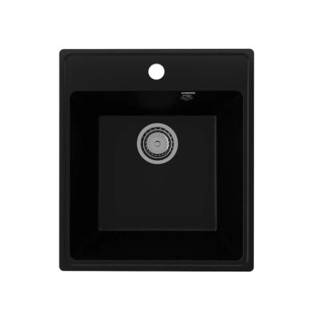 Кухонная мойка Ulgran Quartz Forte 425-07, уголь, артикул Forte 425-07