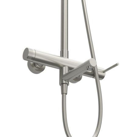 RELAX-CVD-01 Душевая стойка со смесителем и изливом, хром, артикул RELAX-CVD-01