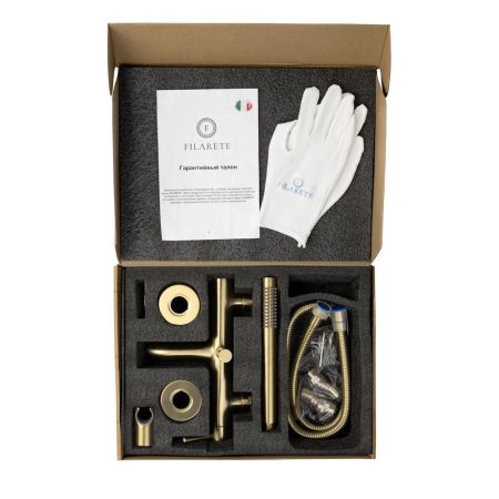 Смеситель для ванны FILARETE Roun FL2120MG, матовое золото