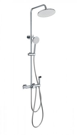 Душевая система с техническим душем и термостатом WONZON & WOGHAND, Хром (WW-B3097-A-CR), артикул WW-B3097-A-CR