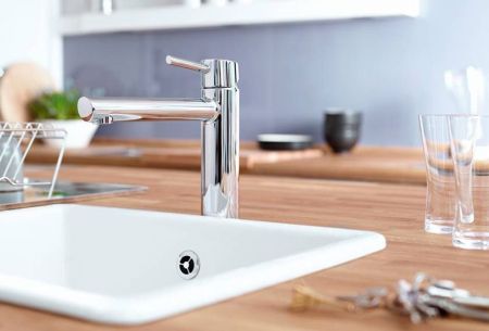 Смеситель для кухни GROHE Concetto с высоким изливом, хром (31128001), артикул 31128001