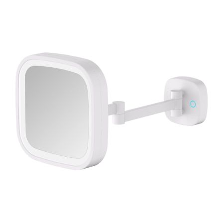 Зеркало косметическое с подсветкой JAVA S-M332W, белый, артикул S-M332W