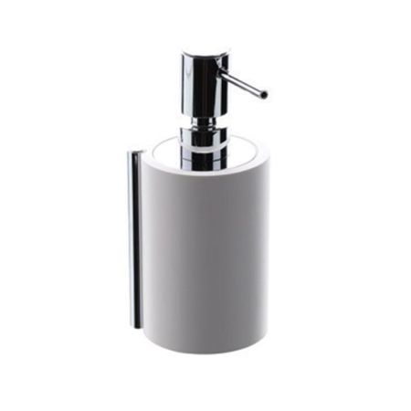 BERTOCCI Easy Дозатор для жидкого мыла, настольный, цвет белый матовый/хром, артикул 130 0948 0000