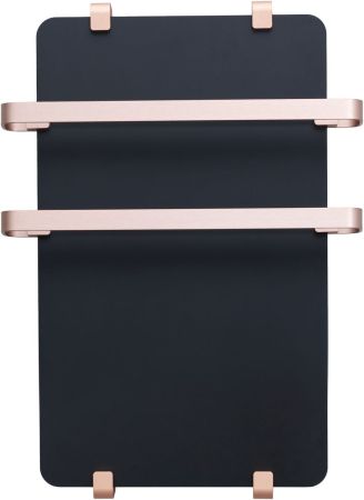 Полотенцесушитель электрический Allen Brau Infinity 60x44 с рейлингом 2.0 и креплением, медь браш