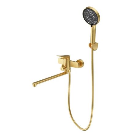 Смеситель для ванны Splenka S54.22.03, золотой сатин, артикул S54.22.03