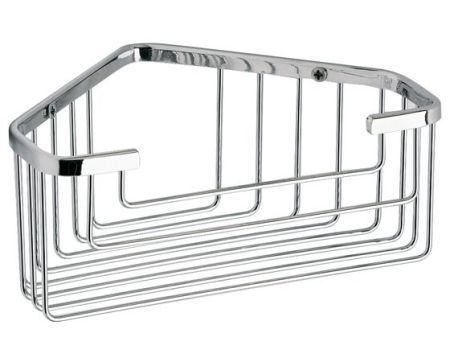 Gedy, решётка угловая 1-уровневая (20х15,1хh8), цвет хром, артикул 2483(13)