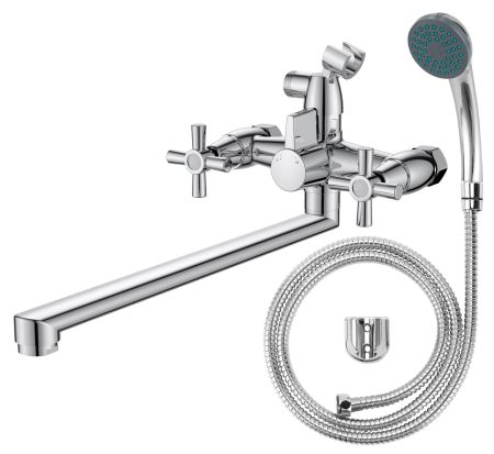 Смеситель Dive для ванны., длин. излив , с акс., DV31