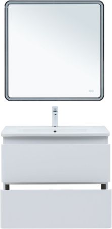 Тумба под раковину Aquanet Эмбер 80 белый матовый, артикул 00330467