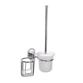 Ершик с держателем освежителя Haiba HB1910-1, хром