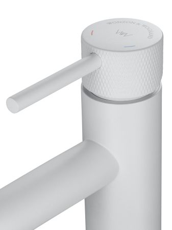 Смеситель для раковины WONZON & WOGHAND, Белый матовый (WW-H1061-MW)