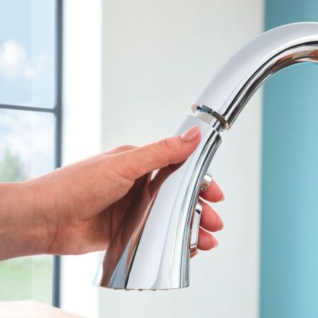 Смеситель для кухни GROHE Zedra New с выдвижной лейкой, хром (32294002), артикул 32294002