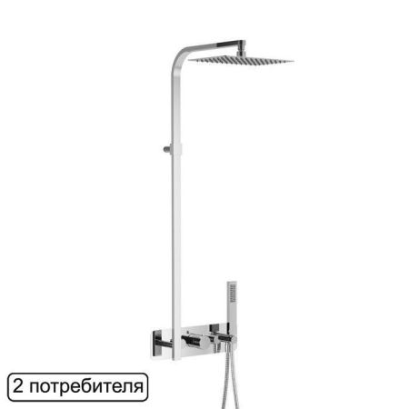 Термостатическая душевая система скрытого монтажа EXCELLENT Rain Krotos AREX.8081CR (хром), артикул AREX.8081CR
