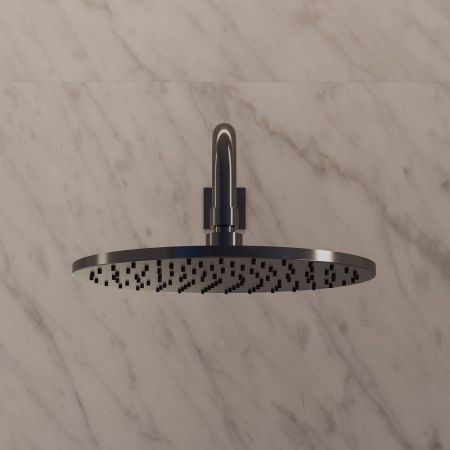 Верхний душ OMNIRES D=25 см WG125CAT (антрацит)