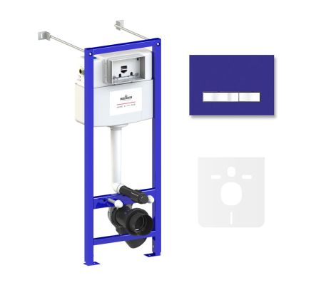 Комплект 4 в 1 инсталляции для подвесного унитаза Lavinia Boho Relfix 77020027, артикул 77020027