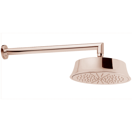 CISAL Cherie Верхний душ D200 мм с настенным держателем L400 мм, цвет золото розовое, артикул DS0136007E