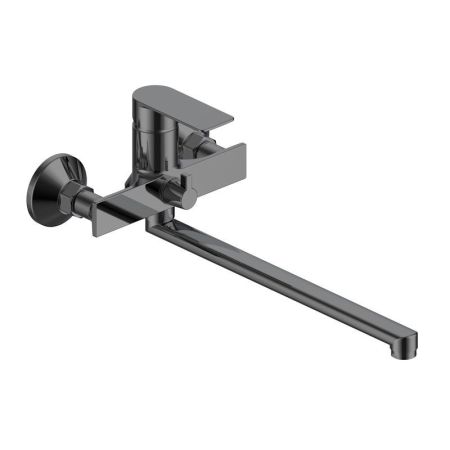 Смеситель для ванны VODA NV31GM, оружейная сталь