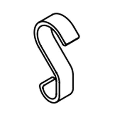 AGAPE DOT LINE Крючок из аллюминия, цвет черный брашированный