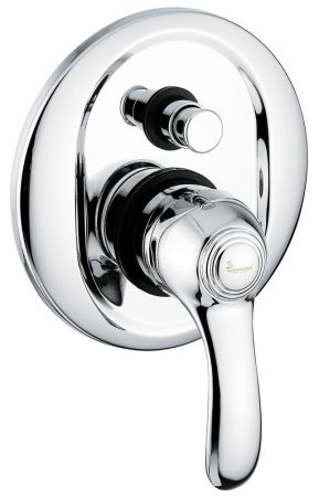 Внутристенный смеситель Harmony на 2 выхода, цвет белый-золото, артикул 22019BO