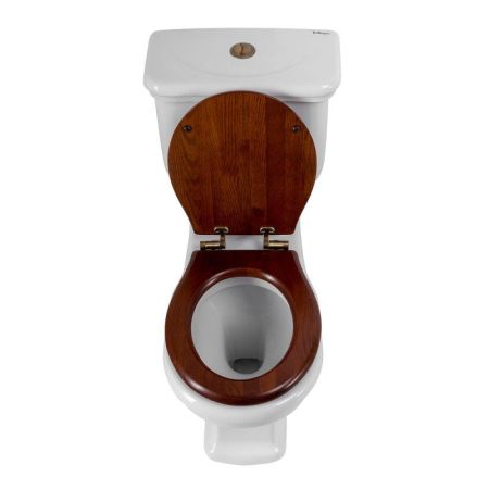 Унитаз-компакт с горизонтальным выпуском воды BELBAGNO BOHEME P-TRAP, артикул CZR-360W-BR